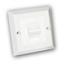 AMP BS standard Faceplates angled 1 Port