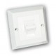 AMP BS standard Faceplates angled 1 Port