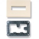 AMP Faceplates 4 Port SL Series Flush Faceplate 1375005-X