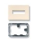 AMP Faceplates 4 Port SL Series Flush Faceplate 1375006-X